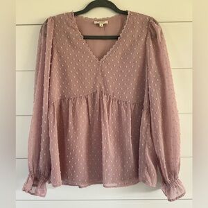 Elegant Pink Women's Top